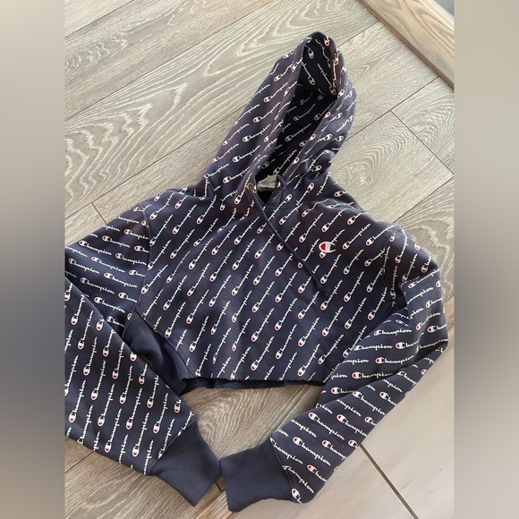 Women’s Champion Cropped Hoodie - Picture 1 of 1